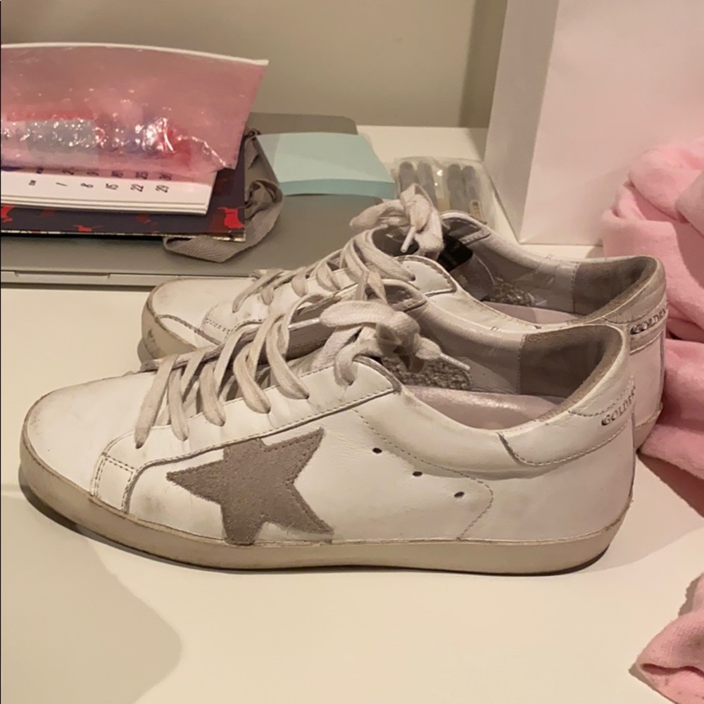 white golden goose sneakers 36